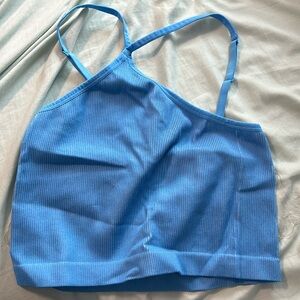 Large blue tank top